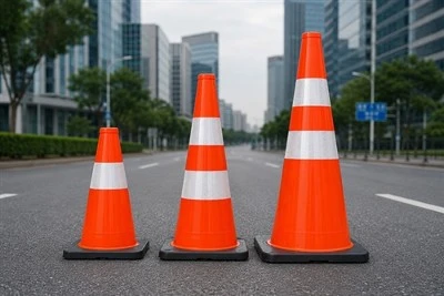 18 مقابل 28 مقابل 36 بوصة المخاريط المرورية: ما هو الحجم الذي يجب أن تشتريه؟